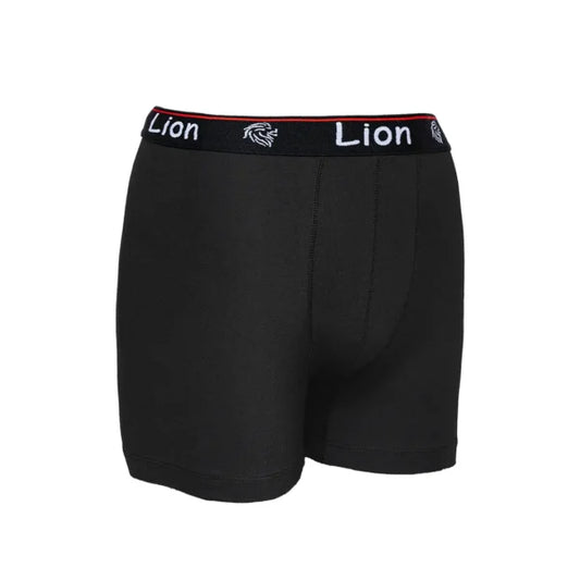Boxer B100 en Cotton Noir Ceinture Noir/rouge
