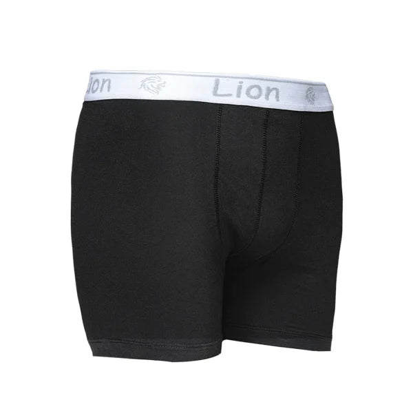 Boxer B100 en Cotton Noir Ceinture Blanche