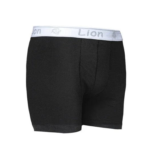 Boxer B100 en Cotton Noir Ceinture Blanche