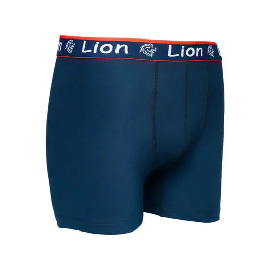 Boxer B100 en Cotton Marine Ceinture Marine/Rouge