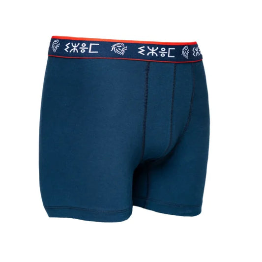 Boxer B100 en Cotton Marine Ceinture Tamazight