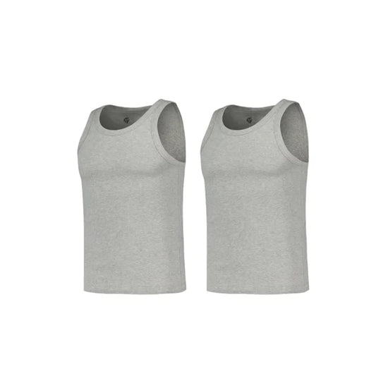 Lot de 2 Débardeurs Enfant en Cotton Gris