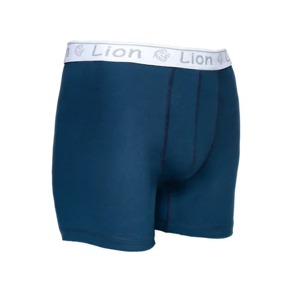 Boxer B100 en Cotton Marine Ceinture Blanche