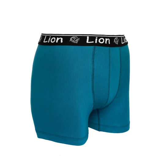 Boxer B100 en Cotton coloris bleu ceinture noir