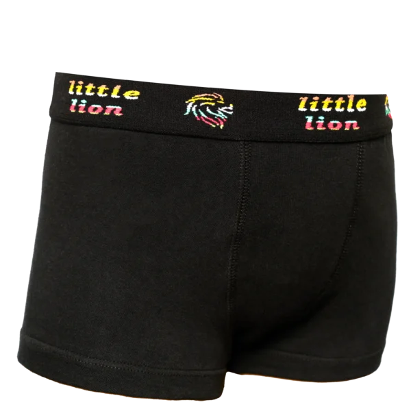 Boxer enfant en Cotton Noir
