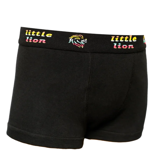 Boxer enfant en Cotton Noir